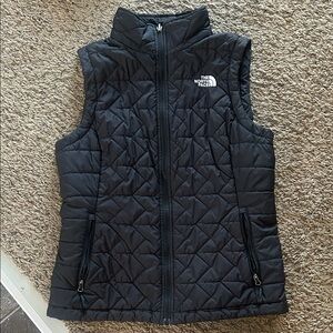 The North Face Black Quilted Vest